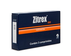 Antibacteriano Cepav  Zitrex 500mg 3 Comprimidos