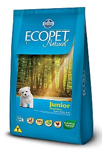 Ração Seca Ecopet Natural Cães Junior Small Bites 1kg