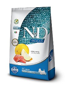 Ração Seca N&D Canine Ocean Adult Mini sabor Salmão e Melão