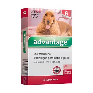 Antipulgas Elanco Bayer Advantage G 2,5ml para Cães