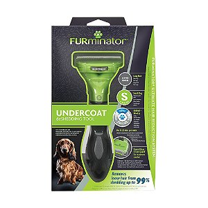 Rasqueadeira Furminator para Cães de Porte Pequeno de Pelo Longo