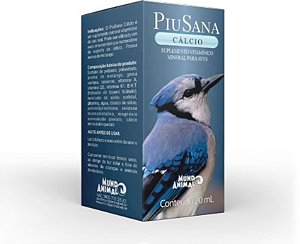 Suplemento Nutricional Mundo Animal PiuSana Cálcio 20ml