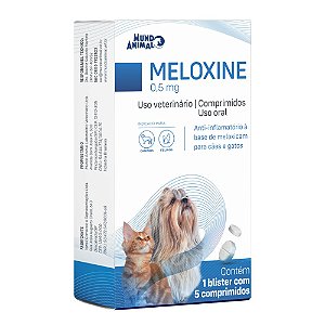 Anti-inflamatório Mundo Animal Meloxine 5 Comprimidos