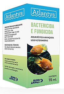 Bactericida e Fungicida Mundo Animal Atlantys 15ml