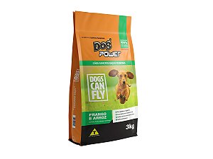 Ração Seca Dog Power para Cão Adulto de Porte Pequeno sabor Frango e Arroz