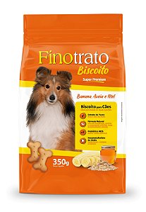 Biscoito Finotrato para Cães sabor Banana, Aveia e Mel 350g