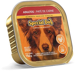 Alimento Úmido Patê Special Dog Adulto sabor Carne 150g