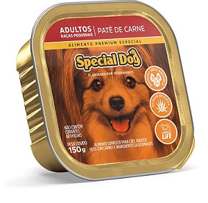 Alimento Úmido Patê Special Dog Raças Pequenas sabor Carne 150g