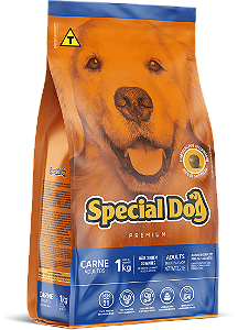 Ração Seca Special Dog Cães Adulto sabor Carne