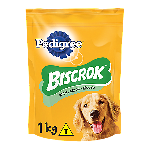 Biscoito Pedigree Biscrok Cães Adulto Multi Sabor