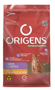 Ração Seca Origens Gato Filhote sabor Frango e Cereais