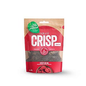 Petisco Natural Crisp Cães sabor Strips de Boi