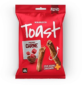 Petisco Maskoto Toast Cães sabor Carne 50g