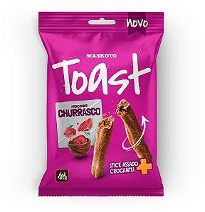 Petisco Maskoto Toast Cães sabor Churrasco 50g