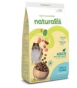 Ração Seca Naturalis Cão Adulto sabor Peru e Frango