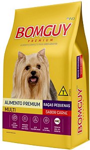 Ração Seca Bomguy Premium Multi Cães Adultos Raças Pequenas sabor Carne