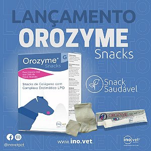 Snack para Higiene Oral Cão de Raça Pequena Inovet Orozyme 224g