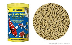 Ração Tropical Koi & Goldfish Basic Sticks