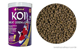 Ração Tropical Koi Wheat Germ & Garlic Medium Pellet