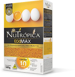 Alimento NuTrópica EGGMAX Extrusado Especial para Filhotes 500g