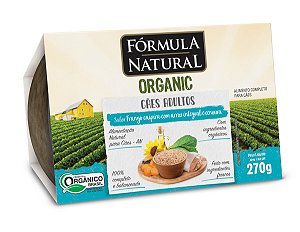 Alimento Natural Fórmula Natural Organic Cão Adulto sabor Caipira com Arroz Integral e Cenoura 270g