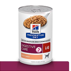 Alimento Úmido Lata Hills Canino Prescription Diet I/D Cuidado Digestivo sabor Frango & Vegetais 156g