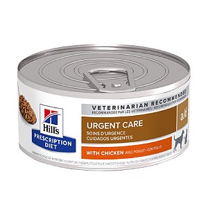 Alimento Úmido Lata Hills Canino e Felino Prescription Diet A/D Cuidado Urgente sabor Frango 156g