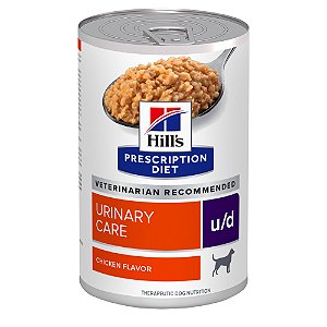 Alimento Úmido Lata Hills Canino Prescription Diet U/D Cuidado Urinário 370g