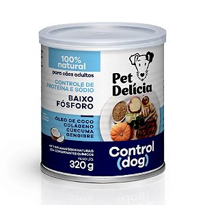 Alimento Úmido Lata Pet Delícia Cuidados Especiais Cães Adultos Control Dog 320g