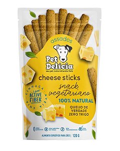 Petisco Pet Delícia Cão Adulto Cheese Sticks 120g