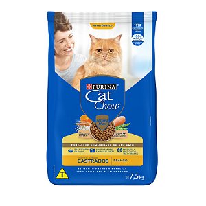 Ração Seca Cat Chow Castrados sabor Frango