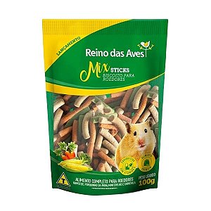 Mix Sticks Biscoito para Roedores 100g