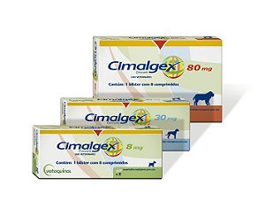 Anti-inflamatório Vetoquinol Cimalgex 8 Comprimidos