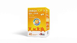 Suplemento	Agener União Omega Top 3 40 Cápsulas