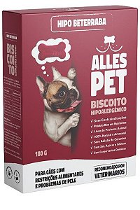 Biscoito Alles Pet Hipo sabor Beterraba 180g