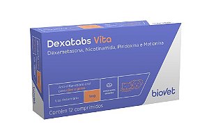 Anti-inflamatório Biovet Dexatabs Vita 12 Comprimidos