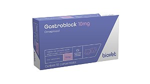Inibidor de Secreção Ácido-gástrica Biovet Gastroblock 10mg 10 Comprimidos