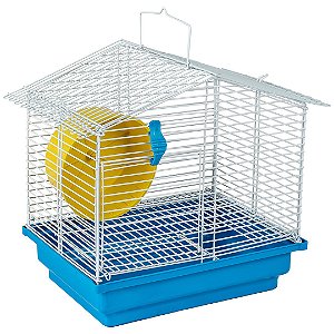 Gaiola Hamster Jel Plast 1 Andar Aramado Desmontável Ref. 612