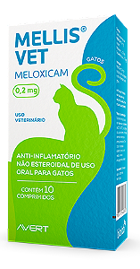 Anti-inflamatório Avert Mellis Vet 10 Comprimidos