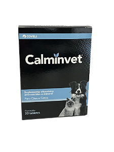 Suplemento Coveli Calminvet 20 Tabletes