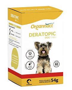 Suplemento Organnact Deratopic Dog 60 Tabs
