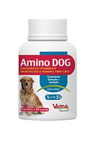 Suplemento Vansil Amino Dog 120 Conprimidos
