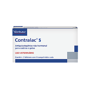 Antigalactogênico Virbac Contralac 5 16 Comprimidos