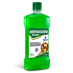 Shampoo World Veterinária Antiparasitário 500ml