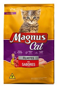 Ração Seca Magnus Cat Premium Filhotes sabor Mix de Sabores 15kg