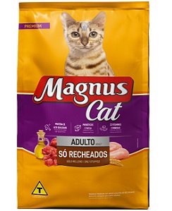 Ração Seca Magnus Cat Premium Adultos Só Recheados 15kg