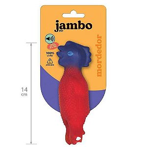 JB25560V - Mordeedor Jambo Galinho Color Pequeno Vermelho