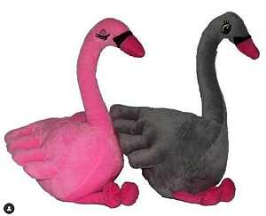 J1373 Pelúcia Pet Lider Flamingo 1un