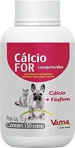 Suplemento Vnsil Cálcio For 150 Comprimidos