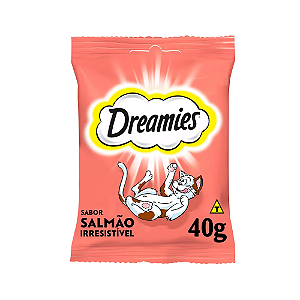 Petisco Dreamies Gato Adulto sabor Salmão